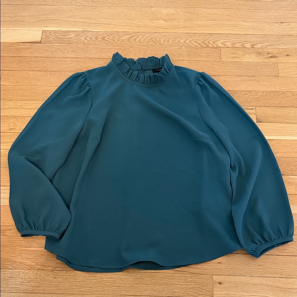 J. Crew Mock Neck Blouse
